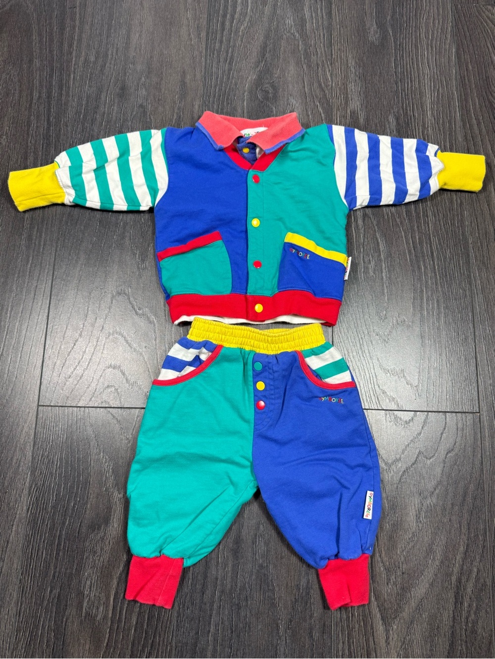 Vintage Gymboree Colorblock 3 piece set